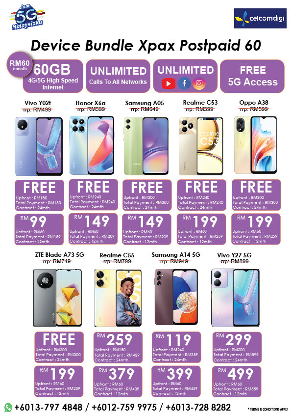 Device Bundle XPax Postpaid 60